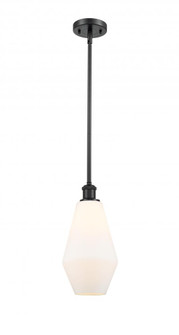 Cindyrella - 1 Light - 7 inch - Matte Black - Mini Pendant (3442|516-1S-BK-G651-7-LED)