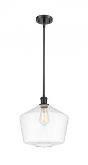 Cindyrella - 1 Light - 12 inch - Matte Black - Mini Pendant (3442|516-1S-BK-G652-12-LED)