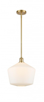 Cindyrella - 1 Light - 12 inch - Satin Gold - Mini Pendant (3442|516-1S-SG-G651-12-LED)