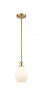Cindyrella - 1 Light - 6 inch - Satin Gold - Mini Pendant (3442|516-1S-SG-G651-6)