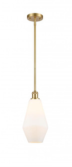 Cindyrella - 1 Light - 7 inch - Satin Gold - Mini Pendant (3442|516-1S-SG-G651-7-LED)