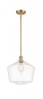 Cindyrella - 1 Light - 12 inch - Satin Gold - Mini Pendant (3442|516-1S-SG-G652-12-LED)