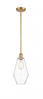 Cindyrella - 1 Light - 7 inch - Satin Gold - Mini Pendant (3442|516-1S-SG-G652-7-LED)