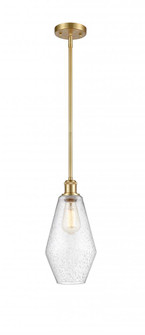 Cindyrella - 1 Light - 7 inch - Satin Gold - Mini Pendant (3442|516-1S-SG-G654-7)