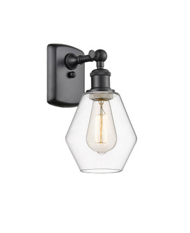Cindyrella - 1 Light - 6 inch - Matte Black - Sconce (3442|516-1W-BK-G652-6)
