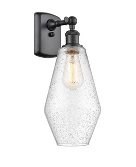 Cindyrella - 1 Light - 7 inch - Matte Black - Sconce (3442|516-1W-BK-G654-7)