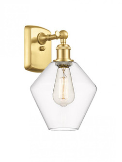 Cindyrella - 1 Light - 8 inch - Satin Gold - Sconce (3442|516-1W-SG-G652-8-LED)