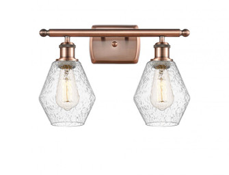 Cindyrella - 2 Light - 16 inch - Antique Copper - Bath Vanity Light (3442|516-2W-AC-G654-6)