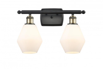 Cindyrella - 2 Light - 16 inch - Black Antique Brass - Bath Vanity Light (3442|516-2W-BAB-G651-6-LED)