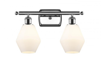 Cindyrella - 2 Light - 16 inch - Polished Chrome - Bath Vanity Light (3442|516-2W-PC-G651-6-LED)