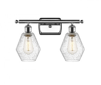 Cindyrella - 2 Light - 16 inch - Polished Chrome - Bath Vanity Light (3442|516-2W-PC-G654-6)