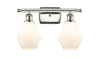 Cindyrella - 2 Light - 16 inch - Polished Nickel - Bath Vanity Light (3442|516-2W-PN-G651-6)