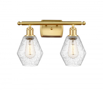 Cindyrella - 2 Light - 16 inch - Satin Gold - Bath Vanity Light (3442|516-2W-SG-G654-6-LED)