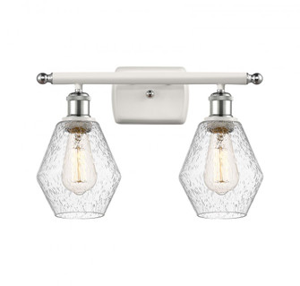 Cindyrella - 2 Light - 16 inch - White Polished Chrome - Bath Vanity Light (3442|516-2W-WPC-G654-6)