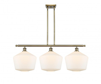 Cindyrella - 3 Light - 39 inch - Antique Brass - Stem hung - Island Light (3442|516-3I-AB-G651-12-LED)