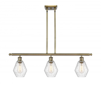 Cindyrella - 3 Light - 36 inch - Antique Brass - Stem hung - Island Light (3442|516-3I-AB-G654-6)