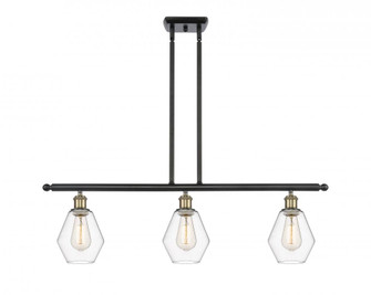 Cindyrella - 3 Light - 36 inch - Black Antique Brass - Stem hung - Island Light (3442|516-3I-BAB-G652-6-LED)