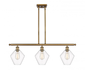 Cindyrella - 3 Light - 36 inch - Brushed Brass - Stem hung - Island Light (3442|516-3I-BB-G652-8-LED)