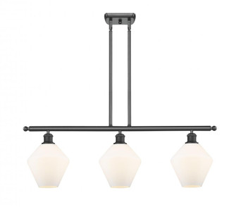 Cindyrella - 3 Light - 36 inch - Matte Black - Stem hung - Island Light (3442|516-3I-BK-G651-8-LED)