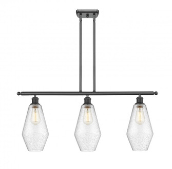 Cindyrella - 3 Light - 36 inch - Matte Black - Cord hung - Island Light (3442|516-3I-BK-G654-7-LED)