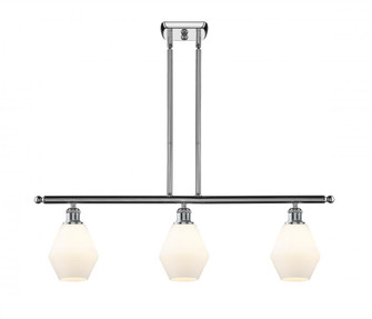 Cindyrella - 3 Light - 36 inch - Polished Chrome - Stem hung - Island Light (3442|516-3I-PC-G651-6-LED)