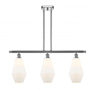 Cindyrella - 3 Light - 36 inch - Polished Chrome - Cord hung - Island Light (3442|516-3I-PC-G651-7-LED)