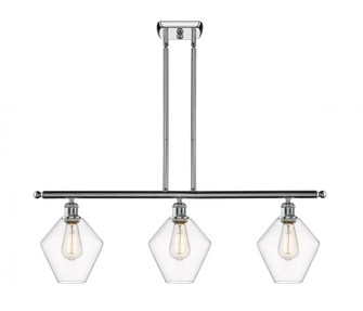 Cindyrella - 3 Light - 36 inch - Polished Chrome - Stem hung - Island Light (3442|516-3I-PC-G652-8)