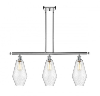 Cindyrella - 3 Light - 36 inch - Polished Chrome - Stem hung - Island Light (3442|516-3I-PC-G654-7-LED)