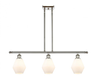 Cindyrella - 3 Light - 36 inch - Polished Nickel - Stem hung - Island Light (3442|516-3I-PN-G651-6-LED)