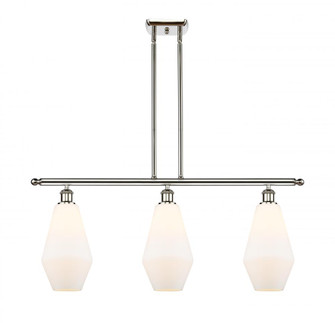 Cindyrella - 3 Light - 36 inch - Polished Nickel - Stem hung - Island Light (3442|516-3I-PN-G651-7)