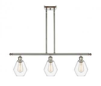 Cindyrella - 3 Light - 36 inch - Polished Nickel - Stem hung - Island Light (3442|516-3I-PN-G652-6)