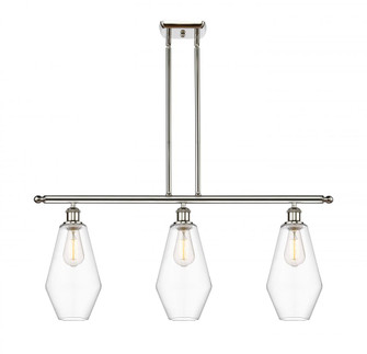 Cindyrella - 3 Light - 36 inch - Polished Nickel - Stem hung - Island Light (3442|516-3I-PN-G652-7)