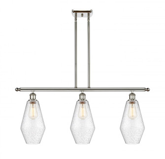 Cindyrella - 3 Light - 36 inch - Polished Nickel - Stem hung - Island Light (3442|516-3I-PN-G654-7)