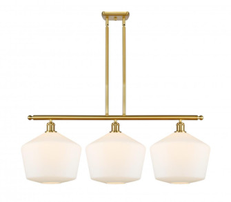 Cindyrella - 3 Light - 39 inch - Satin Gold - Cord hung - Island Light (3442|516-3I-SG-G651-12-LED)