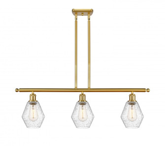 Cindyrella - 3 Light - 36 inch - Satin Gold - Stem hung - Island Light (3442|516-3I-SG-G654-6-LED)