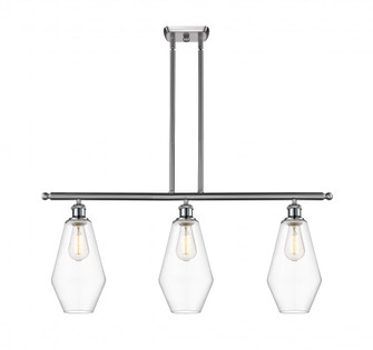 Cindyrella - 3 Light - 36 inch - Brushed Satin Nickel - Cord hung - Island Light (3442|516-3I-SN-G652-7-LED)