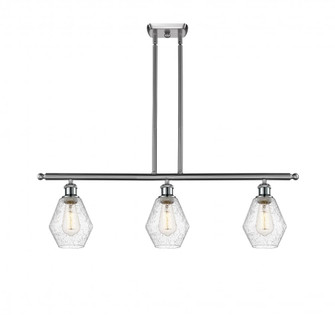 Cindyrella - 3 Light - 36 inch - Brushed Satin Nickel - Stem hung - Island Light (3442|516-3I-SN-G654-6)