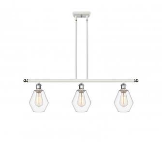 Cindyrella - 3 Light - 36 inch - White Polished Chrome - Stem hung - Island Light (3442|516-3I-WPC-G652-6)