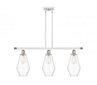 Cindyrella - 3 Light - 36 inch - White Polished Chrome - Stem hung - Island Light (3442|516-3I-WPC-G652-7)