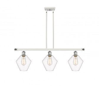 Cindyrella - 3 Light - 36 inch - White Polished Chrome - Stem hung - Island Light (3442|516-3I-WPC-G652-8)