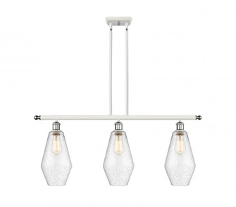 Cindyrella - 3 Light - 36 inch - White Polished Chrome - Stem hung - Island Light (3442|516-3I-WPC-G654-7-LED)