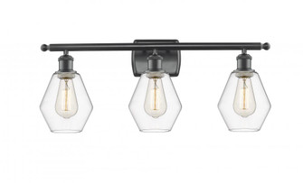 Cindyrella - 3 Light - 26 inch - Matte Black - Bath Vanity Light (3442|516-3W-BK-G652-6)
