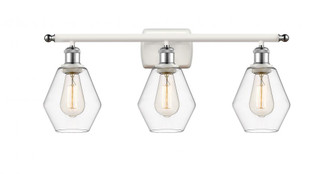 Cindyrella - 3 Light - 26 inch - White Polished Chrome - Bath Vanity Light (3442|516-3W-WPC-G652-6-LED)