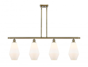Cindyrella - 4 Light - 48 inch - Antique Brass - Stem hung - Island Light (3442|516-4I-AB-G651-7-LED)