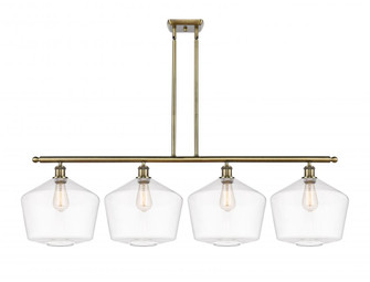 Cindyrella - 4 Light - 50 inch - Antique Brass - Cord hung - Island Light (3442|516-4I-AB-G652-12-LED)