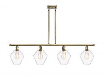 Cindyrella - 4 Light - 48 inch - Antique Brass - Cord hung - Island Light (3442|516-4I-AB-G652-8)