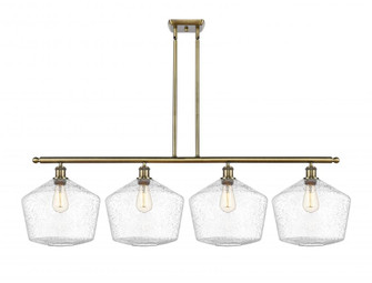 Cindyrella - 4 Light - 50 inch - Antique Brass - Stem hung - Island Light (3442|516-4I-AB-G654-12-LED)