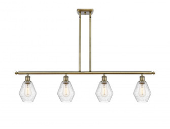 Cindyrella - 4 Light - 48 inch - Antique Brass - Cord hung - Island Light (3442|516-4I-AB-G654-6-LED)