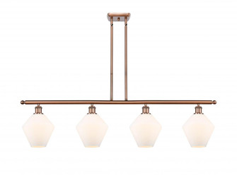 Cindyrella - 4 Light - 48 inch - Antique Copper - Stem hung - Island Light (3442|516-4I-AC-G651-8-LED)