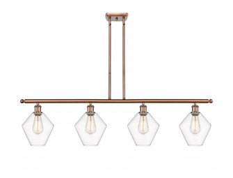 Cindyrella - 4 Light - 48 inch - Antique Copper - Stem hung - Island Light (3442|516-4I-AC-G652-8)